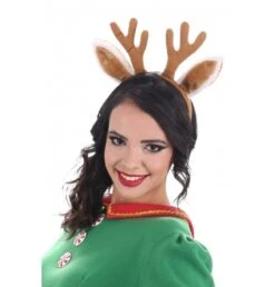 Serre Tête Renne En Peluche