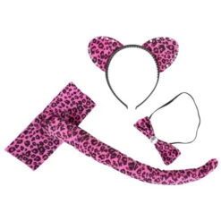 SET LEOPARD ROSE