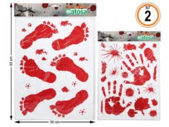 Stickers Ensanglantés Pieds Ou Mains
