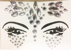 Stickers Strass Bijou De Peau Autocollant