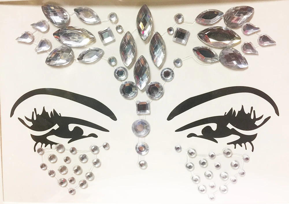 Stickers Strass Bijou De Peau Autocollant 1 Stickers Strass Bijou De Peau Autocollant