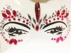 Stickers Strass Bijou De Peau Autocollant