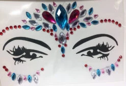 Stickers Strass Bijou De Peau Autocollant