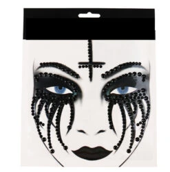 Stickers Strass Bijou De Peau Gothique