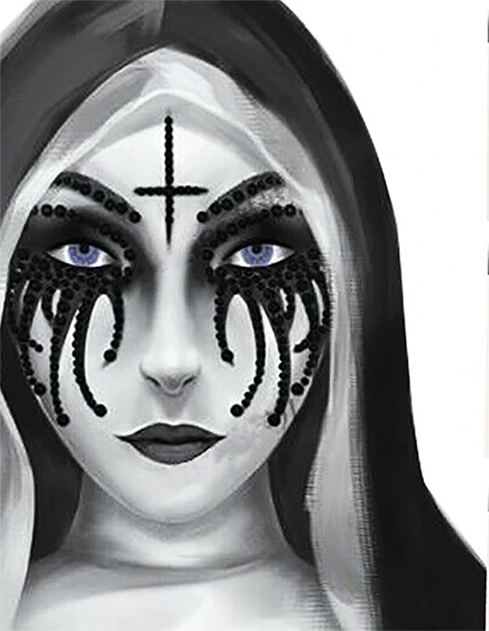 Stickers Strass Bijou De Peau Gothique 2 Stickers Strass Bijou De Peau Gothique – Image 2