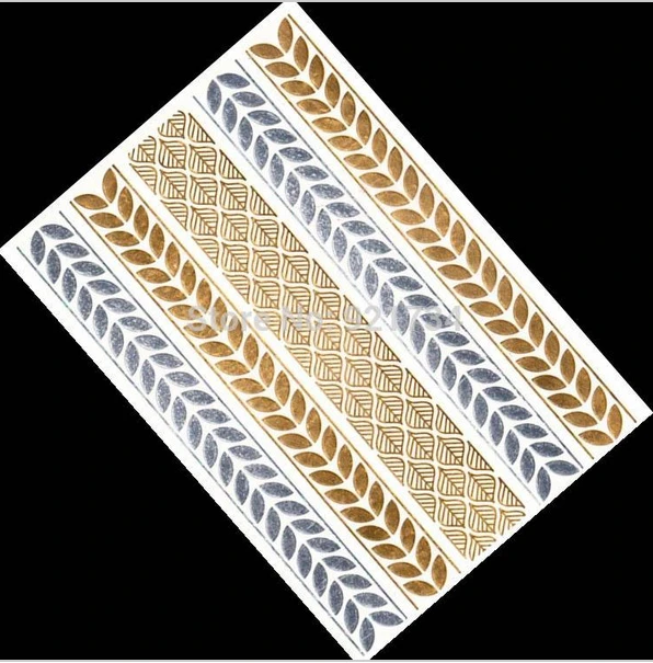 Tatouages Metallisés Ethniques 1 Tatouages Metallisés Ethniques