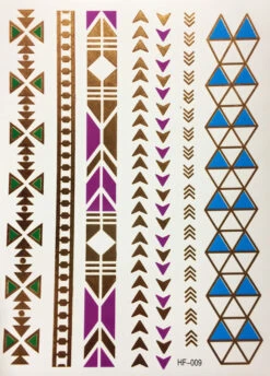 Tatouages Metallisés Indiens