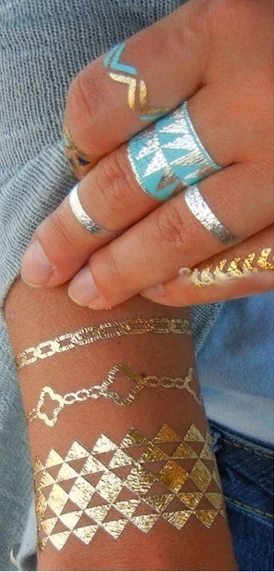 Tatouages Metallisés Ethniques 3 Tatouages Metallisés Ethniques – Image 3