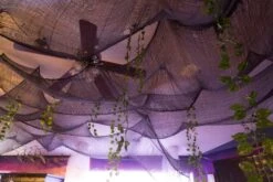 Tissu Décoratif Noir Halloween -Netbootic tissu toile noire halloween 3