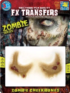 Cicatrice Fx Transferts 3d Pommettes Zombie -Netbootic transfert 3d zombie pommettes 2