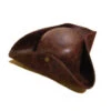 Chapeau Tricorne PIRATE MARRON