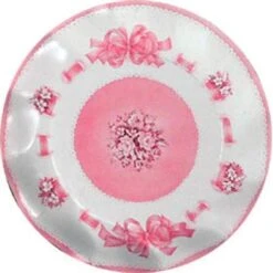 Assiettes Bouquet Céleste Roses 21Cm