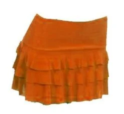 Jupe à Volants Orange