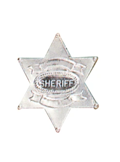 Etoile De Shérif En Plastique