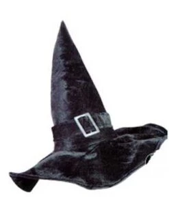 Chapeau De Sorcière Noire Avec Boucle