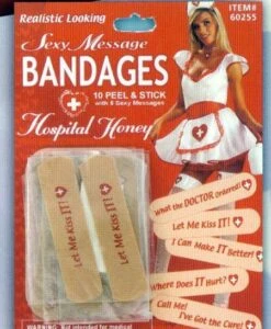 Pansements Messages Sexy