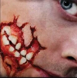 Cicatrice Fx Transferts 3d Joue En Décomposition