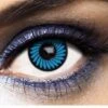 Lentilles De Contact Zoom In Bleues